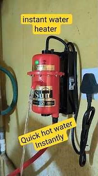 Instant geyser installation & How to use // Sun instant geyser // Instant heater installation tamil