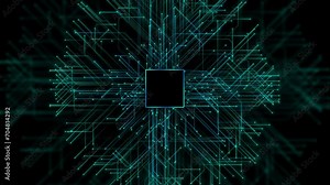 Digital Circuit board. Technology background. Central Computer Processors CPU background. ai powered Motherboard digital chip