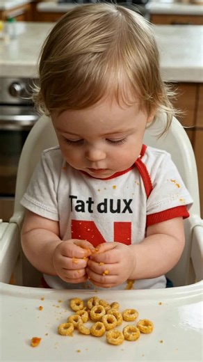 Watch How This Baby Creates Breakfast Art