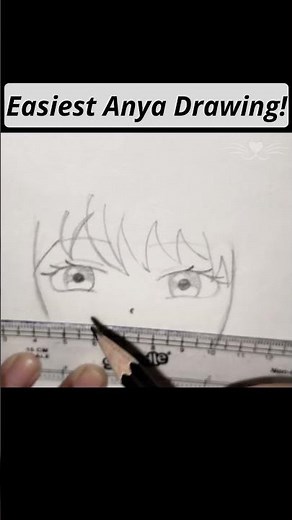 How to Draw Anya Forger Step by Step (Spy x Family) #drawing #shorts