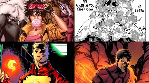 50 Cool Fire Superhero Names (From Comics & Made-UP)