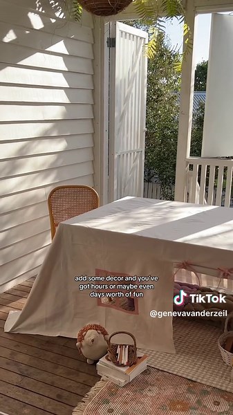 How to Create a Drop Cloth Cubby for Kids