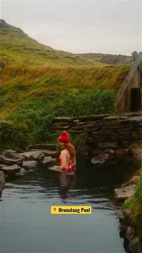 YOUR NEW FAVOURITE HOT SPRING IN ICELAND 🇮🇸 #iceland #hotspring