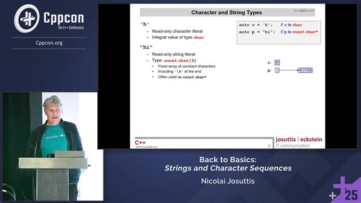 Back To Basics: C   Strings and Character Sequences - Nicolai Josuttis - Cp