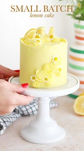 SMALL BATCH LEMON CAKE 🍋 this mini version of my favorite lemon cake recipe makes just enough for 2-4 people and is perfect for a small gathering, smash cake, date night, or any time you just need a little bit of cake. It’s super soft and moist, packed with lemon flavor, and can be made as a 4-inch layer cake or single layer 6-inch cake. Pair it with lemon frosting for the ultimate tiny lemon cake! ⁣ ⁣ Get the recipe linked in my bio or find it at sugarandsparrow.com/small-batch-lemon-cake/ ✨⁣