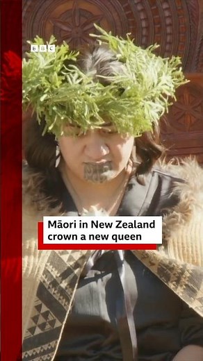 New Māori queen crowned in New Zealand. #Māori #NewZealand #BBCNews