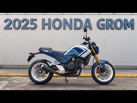 Finally Launched 2025 Honda GROM Gets Stunning New Look & Features!