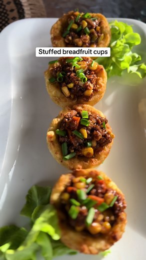 Delicious Breadfruit Cups with Three Ingredients