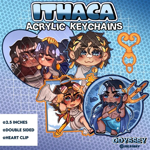 Ithaca Keychains| Inspired by Epic the Musical - Etsy