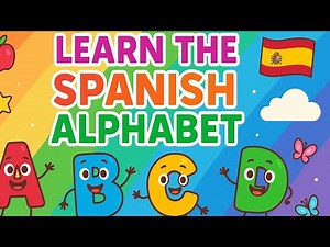 Spanish Alphabets for Beginners | Learn A to Z with Words & Sounds🇪🇸