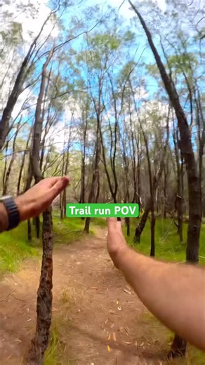 Run a trail with me ​⁠@GoPro #trailrun #training #ultra #pov #run #running #fun