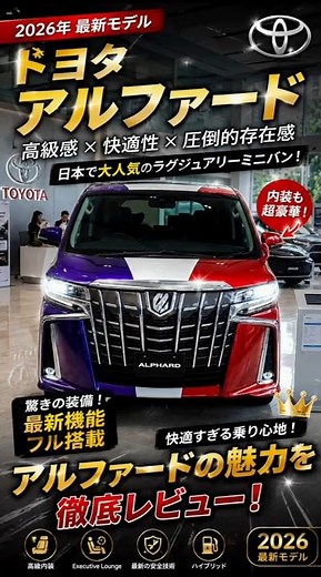 2026年最新のトヨタ アルファードを徹底レビュー！