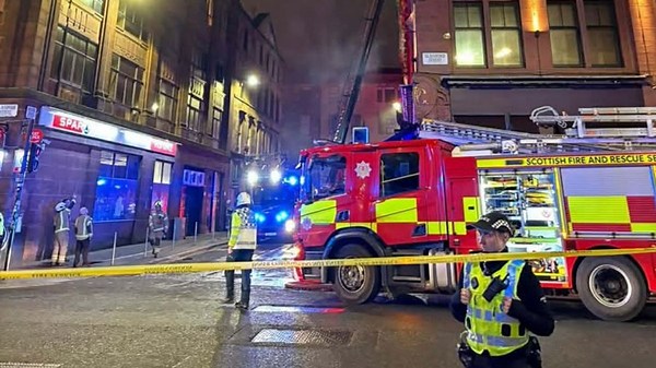 Glasgow city centre fire - live updates as emergency services remain on scene