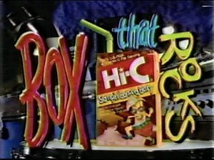 Hi-C "Box that rocks" commercial 1991