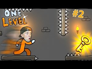 ПОБЕГ ИЗ ТЮРЬМЫ СТИКМЭН в игре One LEVEL #2 Мы ЭТОГО НЕ ОЖИДАЛИ! Детский ЛеТсплей от FFGTV
