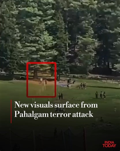 New visuals surface from the Pahalgam terror attack. #Pahalgam #JammuKashmir #PahalgamTerrorAttack | India Today