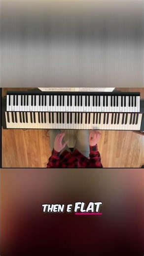 Mastering E Flat & A Flat Piano Chords: Easy Tutorial #shorts