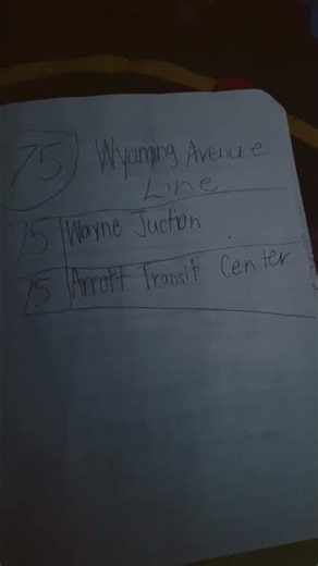 SEPTA Route 75 to Arrott Transportation Center