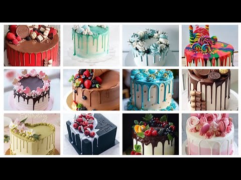 Beautiful Drip Cake Design ❤️|| Birthday Cake || Cake Ideas || Drip Cake Ideas || Drip Cake ||