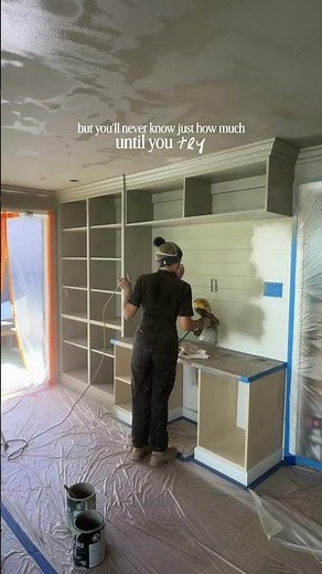 DIY built-in desk + bookshelves. It’s easier than you think!!