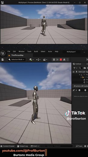 A quick demonstration of how to create a multiplayer game in Unreal Engine 5