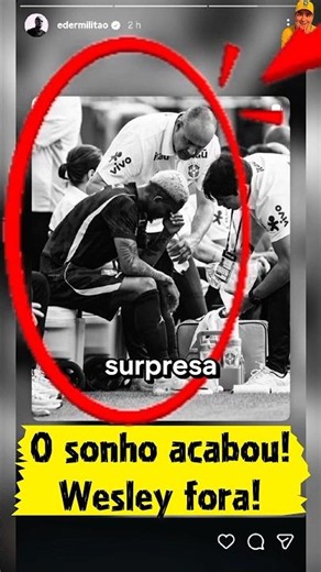 The end of Wesley's World Cup dream 💔😱 #brazil #soccer #worldcup2026