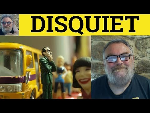 🔵 Disquiet Meaning - Disquieting Definition - Disquiet Examples - Disquiet Disquieting Disquietingly