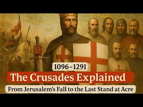 1096–1291: The Crusades Explained – From Jerusalem’s Fall to the Last Stand at Acre