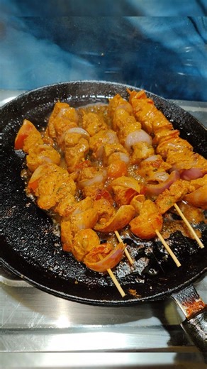 Chicken Satay Spicy and juicy 🤤#shortsvideo #reels #chicken #viralvideo