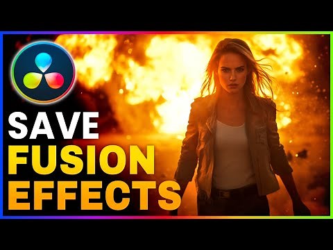 Fusion Effects : How to SAVE and REUSE in Davinci Resolve