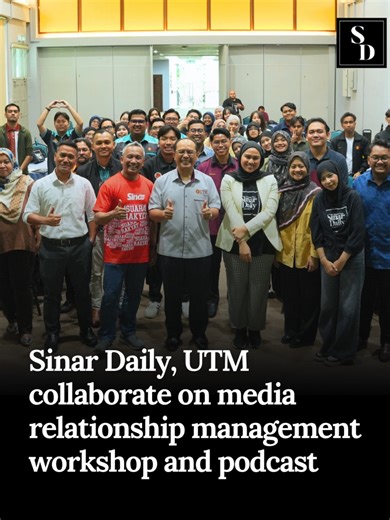 Sinar Daily has successfully collaborated with Universiti Teknologi Malaysia (UTM) to organise a media relationship management workshop aimed at giving students and staff practical insight into how the media operates in real-world settings. ⬆️ Tap ‘Full Article’ above. #UTM #Media #Workshop #Podcast #SinarDaily