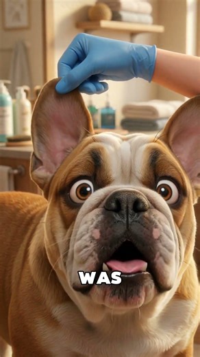 Your Bulldog Isn’t Crazy. It’s an Ear Invasion. #shorts #englishbulldog #petcare