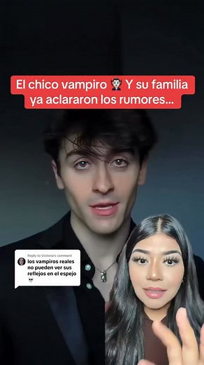 226K views · 28K reactions | Ya aclaró los rumores el chico que dice ser un vampiro y que su familia también lo es. Así mismo nos explica de porque los vampiros pueden reflejarse en los espejos modernos. #vampiro #vampire #vampirefamily #vampirediaries #vampirediaries #crepusculo #vampiros #nicsuarez #mikaelsonfamily #vampirosreales #salvatorebrothers #vampiroreal | Josie González | Facebook