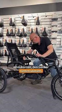 A trike that barely takes up any space. Surprisingly clever details. 🚲🤏