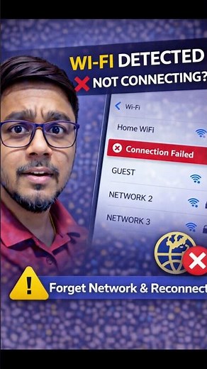 Wi-Fi Detected But Not Connecting? Try This