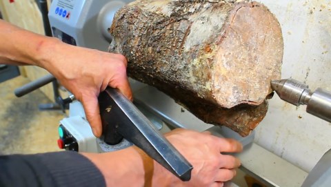 How a simple block of wood became a functional lamp