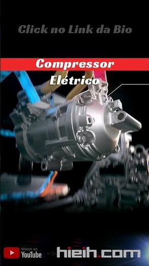 ELECTRIC #AcCompressor in EV Car: 3D Working Animation #caraircon #carairconditioning