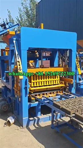 Versatile Concrete Brick Machine Producing Hollow Blocks, Paver, and Solid Brick #interlockingblocks