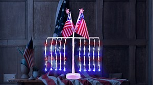 Watch LED Patriotic Flag lights on Amazon Live