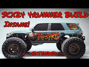INSANE SCX24 4RUNNER BUILD BREAKDOWN AND CRAWL CLIPS!