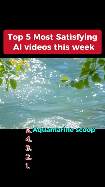 Top 5 most satisfying AI videos this week #satisfying #oddlysatisfying #satisfyingvideo #ai