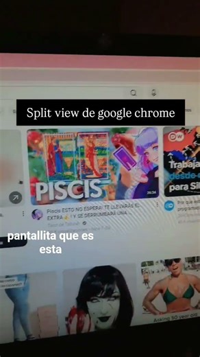 Split view, divide tu pantalla en el navegador google chrome