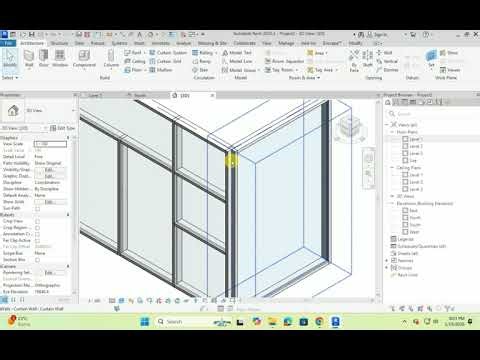 How To Create L Corner Glass Glass Window In Revit