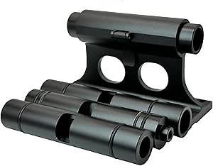 Bike Fork Mount Thru Axle Adapter 9mm QR 12mm 15mm Thru Axle for Roof Rack Van Track and Floor Mounting Unibody Sleeve Quick Conversion 4 in 1