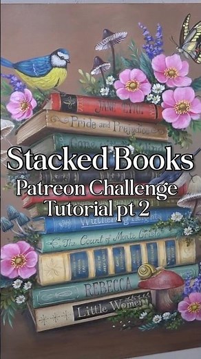 Timelapse Part 2 of our 11 prt challenge tutorial series 📚❤️ catch the full thing on our website!