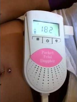 Baby's heartbeat 8 weeks 5 days