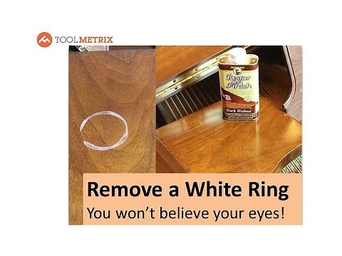 How To Remove a White Ring Water or Heat Stain