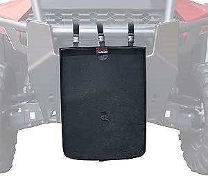 UTV Mesh Trash Bag With Adjustable Strap Universal PVC Trash Mesh Sack Organizer Compatible with RZR,Ranger,Commander,Defender,UFforce,Rhino,Mule,Pioneer,Golf Cart Off-Road