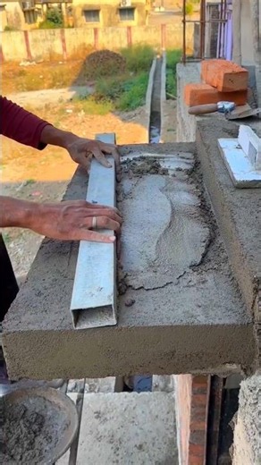 How to make Balcony Plastering Work..#shorts #constructionchannel