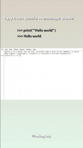 python beginner code #py #Python #PythonProgramming #coding #LearnPython #PythonForBeginners #ai